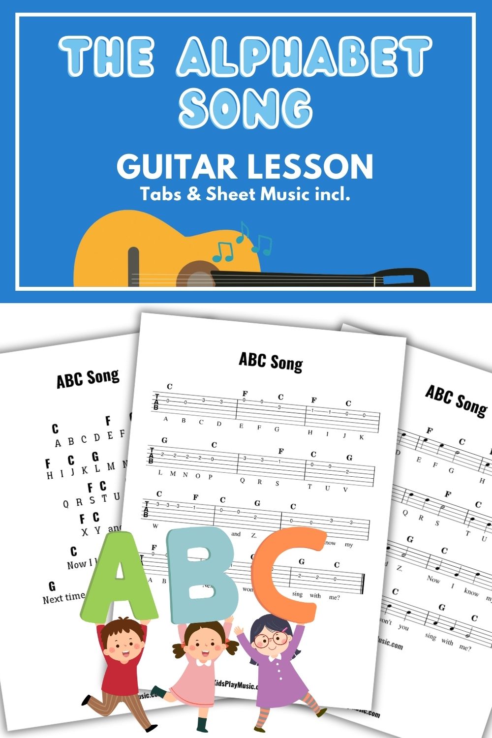 ABC Song Guitar Lesson