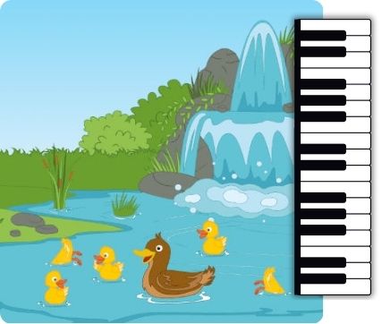 Five Little Ducks Piano