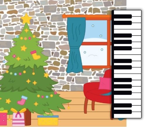 o christmas tree piano