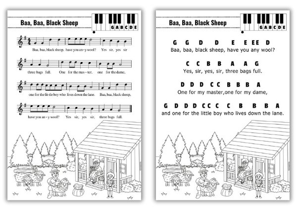 Easy Piano Songs ebook version 3