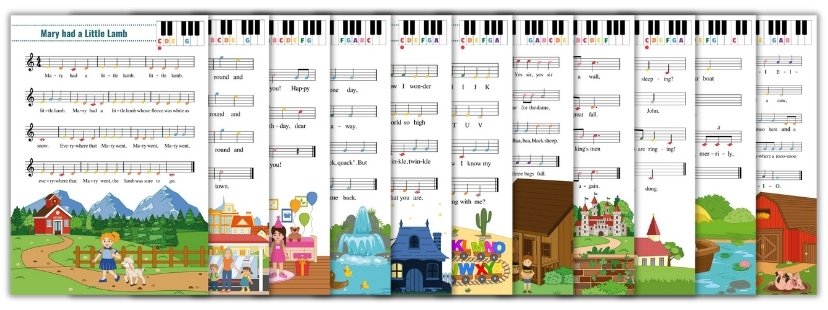 Ebook Piano Songs For kids