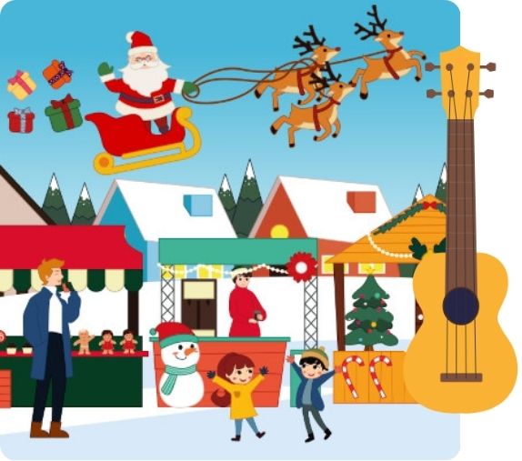 Jingle Bells Ukulele Chords, Tabs and Sheet Music KidsPlayMusic