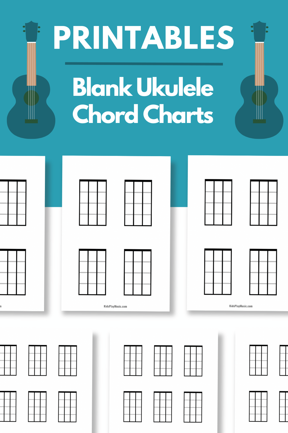 Blank Ukulele Chord Charts Sheets