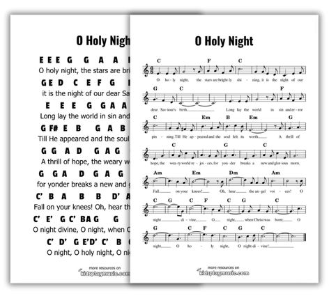 O Holy Night - Piano Free PDF