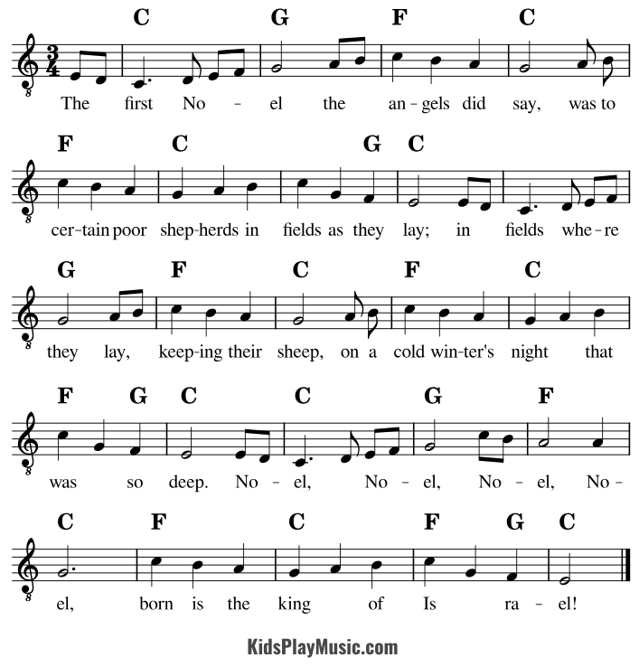 The First Noel - Guitar Sheet Music