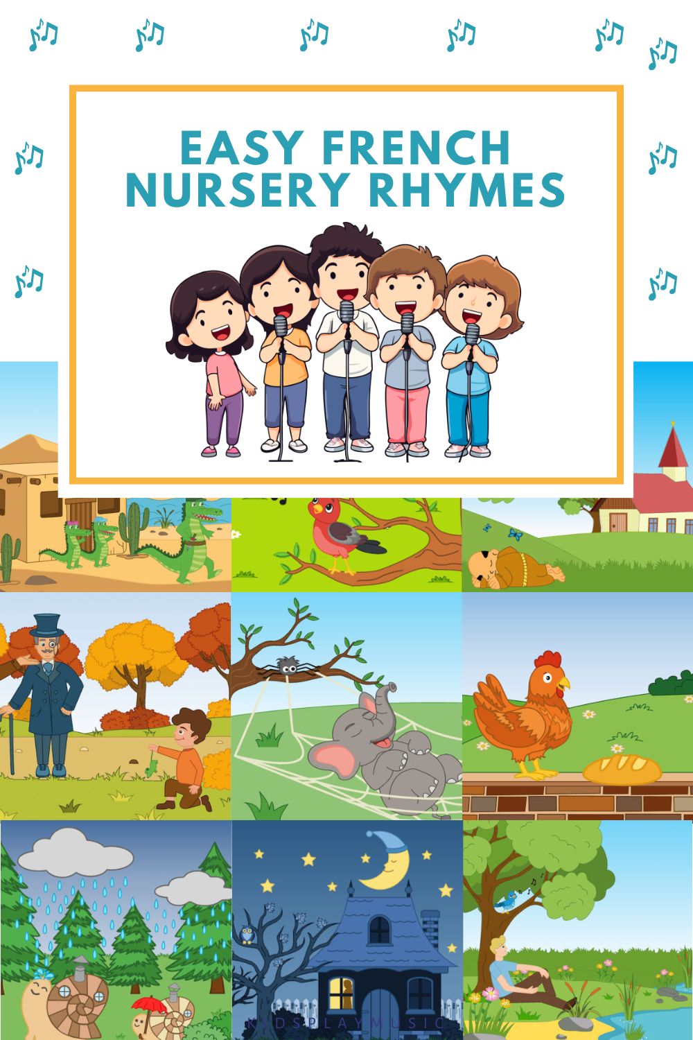 easy french nursery rhymes for kids