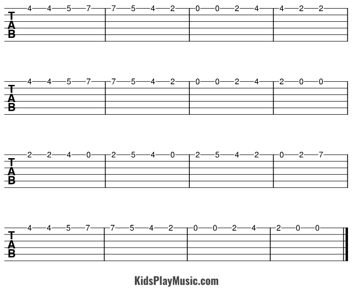 Ode To Joy - Guitar One String