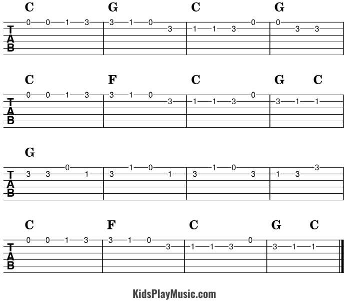 Ode To Joy - Guitar Sheet Music